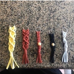 Macrame keychains